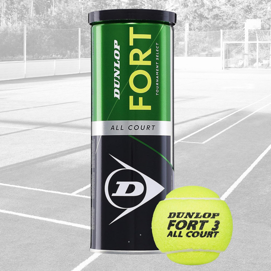 DUNLOP Tennis Ball Fort All Court - for Clay, Hard Court and Grass